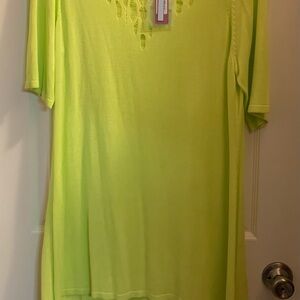 Elegant High Low Dress in Bright Yellow